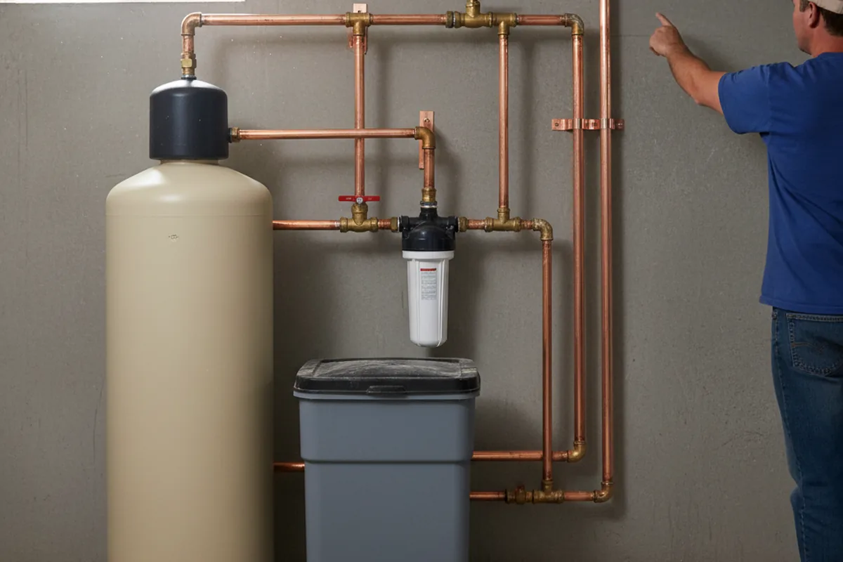 Whole-house water treatment system installed in North Brookfield